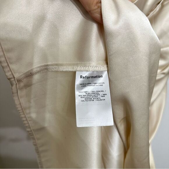 Reformation Solana Satin Dress - Picture 6 of 8